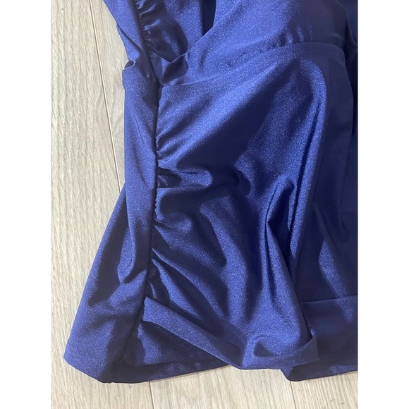 NWT LYSA SZ: 3X / 26W Navy 2 Piece Tankini - Picture 6 of 12